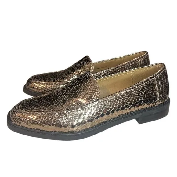 Dolce Vita Women’s Loafers - Size 10- metallic