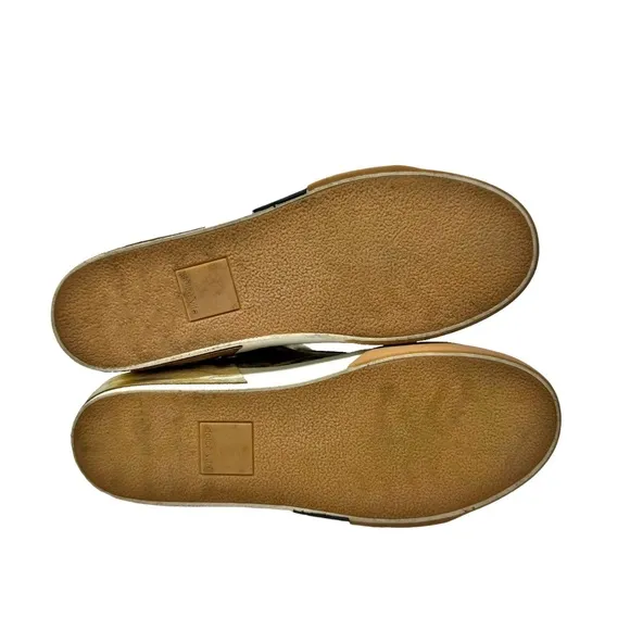 Dolce Vita Zoel Sneakers Gold Calf Hair Multicolor Womens Size 8