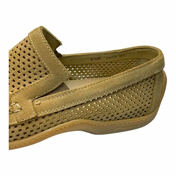 DONALD J. PLINER Sport Tan‎ Perforated Suede Casual Loafers