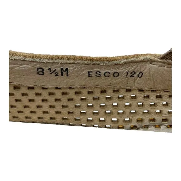 DONALD J. PLINER Sport Tan‎ Perforated Suede Casual Loafers