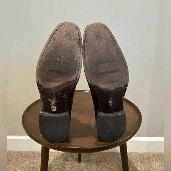 Donald J Pliner Zylon Brown Leather Loafers Size 10M