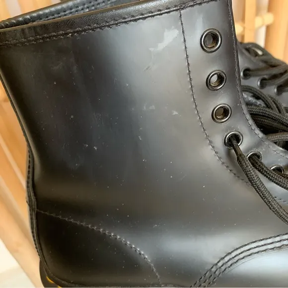 Dr martens 1460 Bex Squared leather platform boots