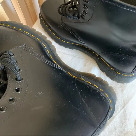 Dr martens 1460 Bex Squared leather platform boots