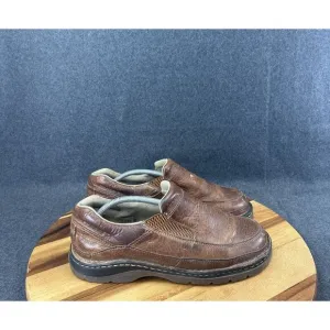 Dr. Martens Men’s Slip On Loafers 8B79 Brown Leather Shoes Size 11