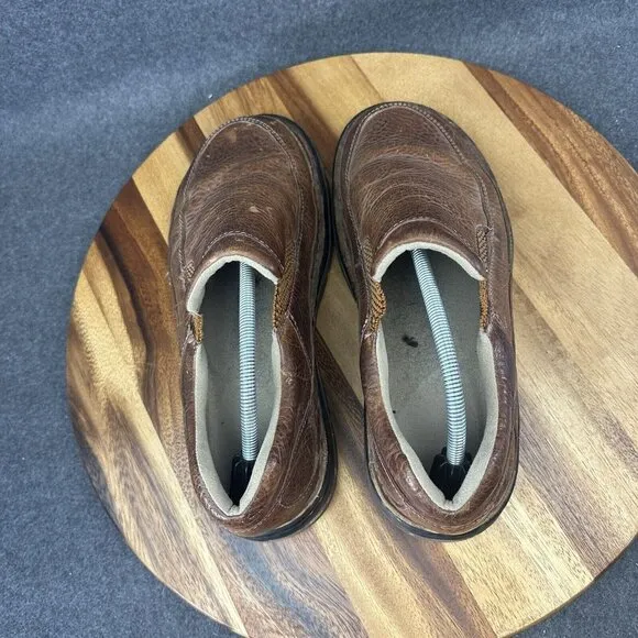 Dr. Martens Men’s Slip On Loafers 8B79 Brown Leather Shoes Size 11