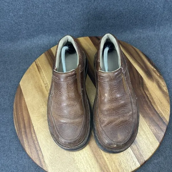 Dr. Martens Men’s Slip On Loafers 8B79 Brown Leather Shoes Size 11