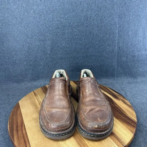 Dr. Martens Men’s Slip On Loafers 8B79 Brown Leather Shoes Size 11