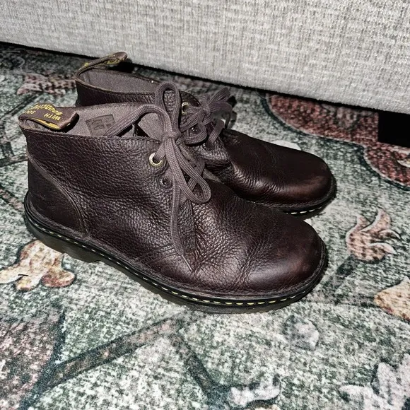 Dr. Martens Sussex Industrial Chukka Boots Leather Men's US Size 8 M Brown