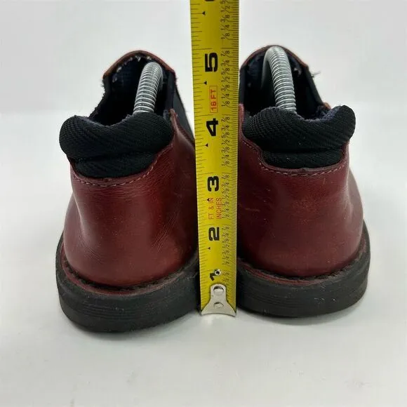 Dr. Martens Women's Red Leather Slip-On Loafers Shoes Size 9 (Size 7 UK) Casual