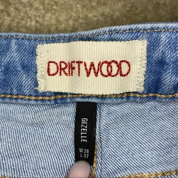 Driftwood Gizelle HR Embroidered Skinny Jeans