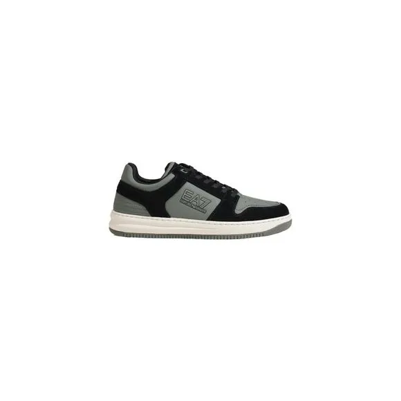 Ea7 Green Lace-Up Rubber Sole Sneakers - X8X195 XK409 Men