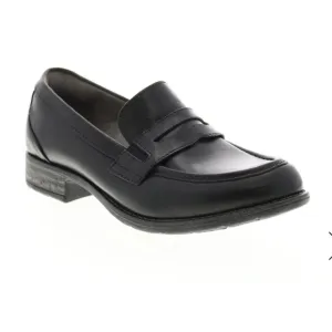 Earth Avani Barcelona Black Leather Penny Loafers-Size 9M