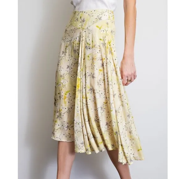 Easel All In Florals Midi Skirt