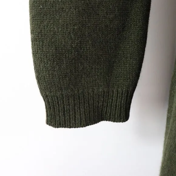 EC Ralph Lauren Black Label Cashmere Wool Silk Wrap Dress Size L