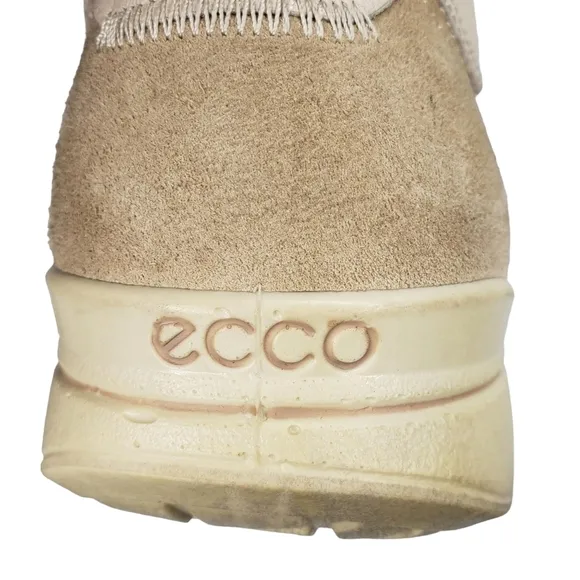 ecco | Beige Cream Neutral Casual Lace Up Comfort Sneakers Women's 10 - 10.5
