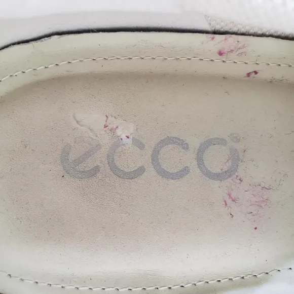 ecco | Beige Cream Neutral Casual Lace Up Comfort Sneakers Women's 10 - 10.5
