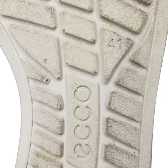 ecco | Beige Cream Neutral Casual Lace Up Comfort Sneakers Women's 10 - 10.5