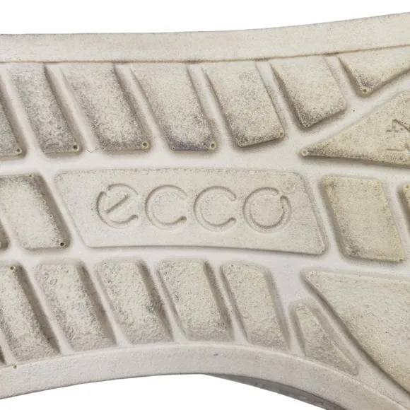 ecco | Beige Cream Neutral Casual Lace Up Comfort Sneakers Women's 10 - 10.5