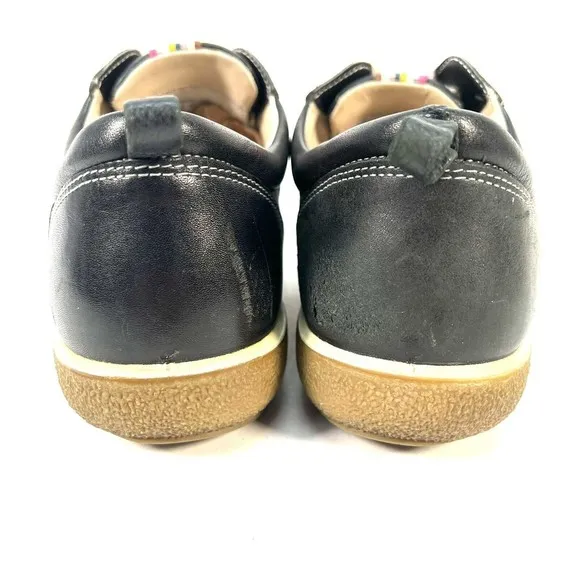 ECCO CHASE 2 Rip Tech Leather Sneakers Shoes  Black Sz EU 41 US 10-10.5 UK 8-8.5