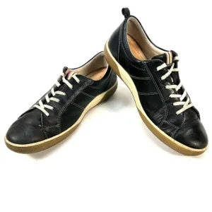 ECCO CHASE 2 Rip Tech Leather Sneakers Shoes  Black Sz EU 41 US 10-10.5 UK 8-8.5