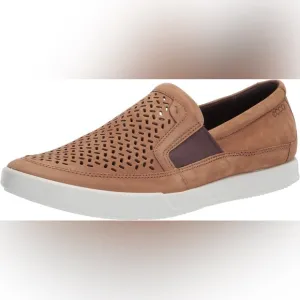 Ecco Collin perforated slip on sneakers loafers size 11