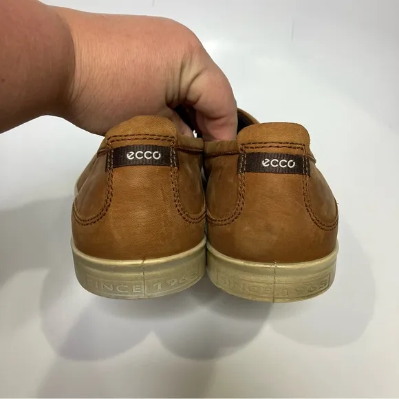 Ecco Collin perforated slip on sneakers loafers size 11