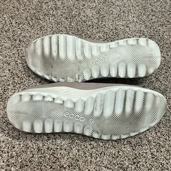 ECCO Leather Sneakers, Size EU 41/US 10, Color Gray