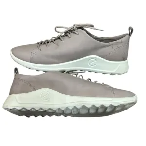ECCO Leather Sneakers, Size EU 41/US 10, Color Gray