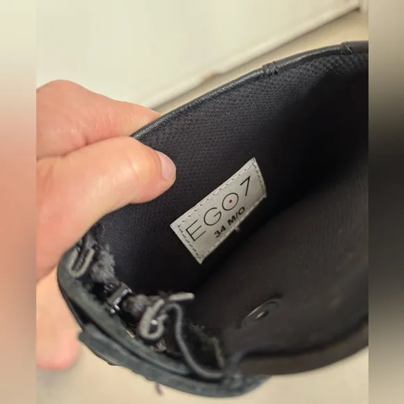 EGO7 Delphi Tall Boot - Kids - Black Size 34 M/O