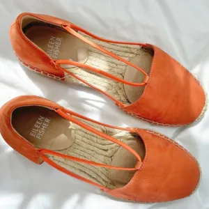 Eileen Fisher Strappy Espadrille Loafers