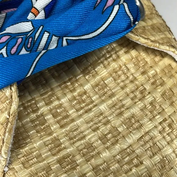 Emilio Pucci Woven Raffia Sneakers In Neutral tones. Women’s size US 10.5