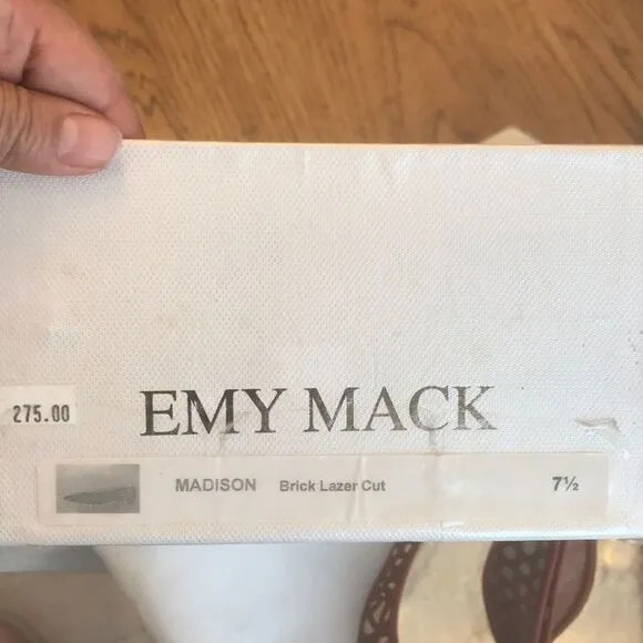 EMY MACK RUST COLORED FLATS.  NEW