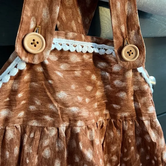 Esther and Jo Bespoke Fawn Romper 🦌🤎
