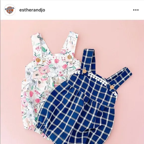 Esther and Jo Bespoke Fawn Romper 🦌🤎