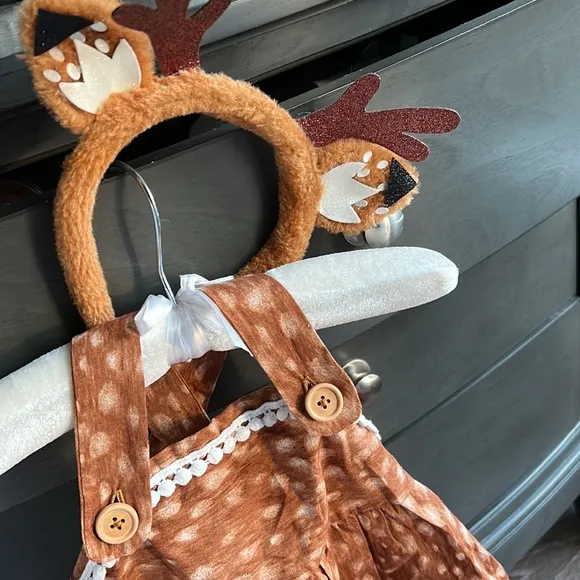 Esther and Jo Bespoke Fawn Romper 🦌🤎