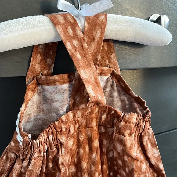 Esther and Jo Bespoke Fawn Romper 🦌🤎