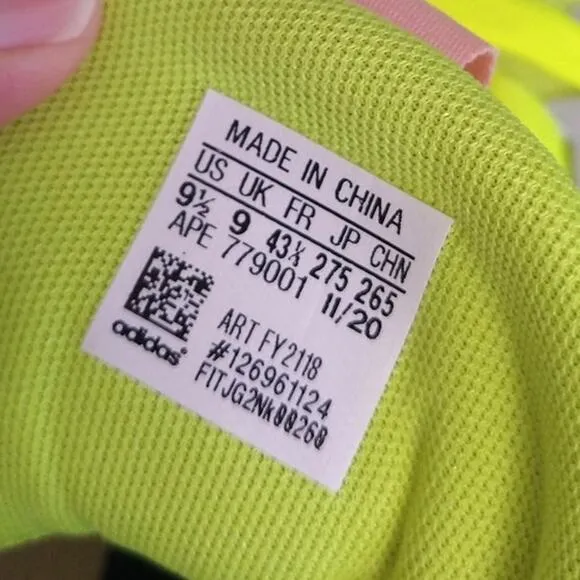 EUC Adidas Harden Vol. 5 Futurenatural Solar Yellow Size 9.5