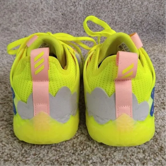 EUC Adidas Harden Vol. 5 Futurenatural Solar Yellow Size 9.5