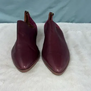 EUC Bueno Beau Leather and Suede Back Zip Loafers EU 42