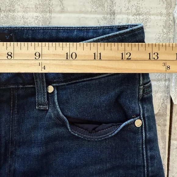EUC Paige Genevieve High Rise Flare Dark Wash Jean Sz 26