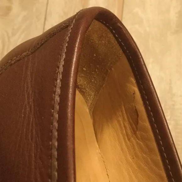 EUC Vintage Bruno magli monogram penny loafers Men’s 8