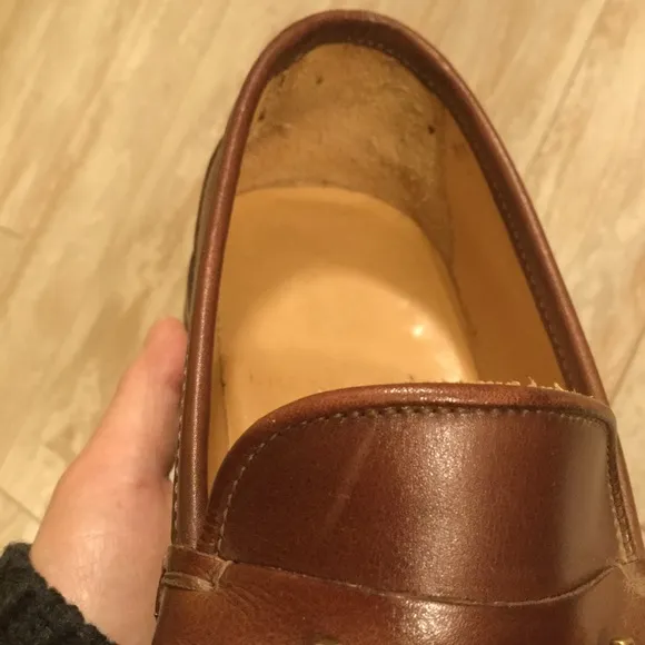 EUC Vintage Bruno magli monogram penny loafers Men’s 8