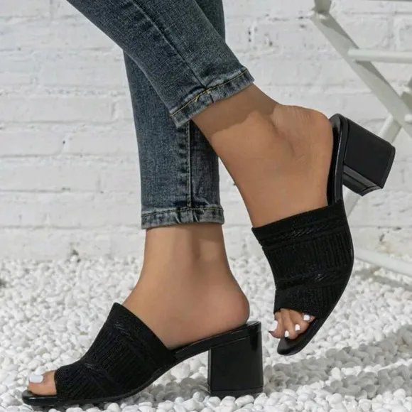European And American Breathable Hollow-Out Women Fashion Sandals With High Heel