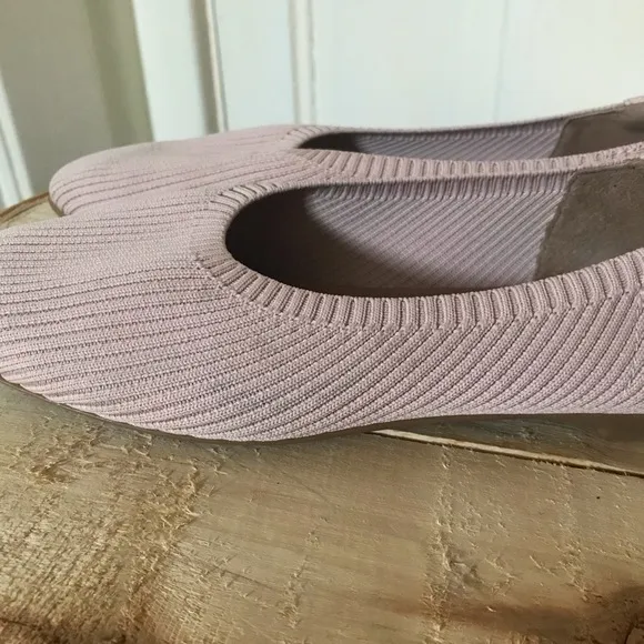 Everlane 6 pink Day Glove Reknit flats shoes