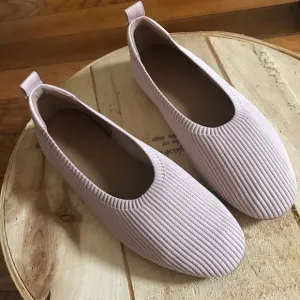 Everlane 6 pink Day Glove Reknit flats shoes