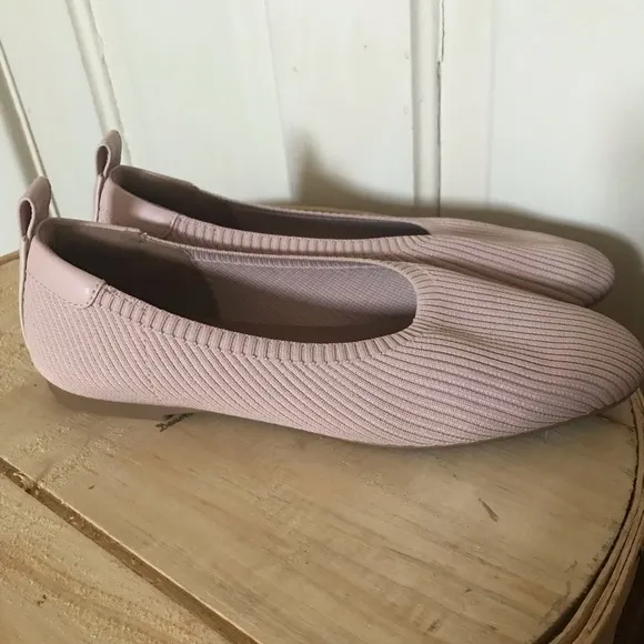 Everlane 6 pink Day Glove Reknit flats shoes