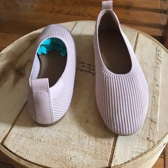 Everlane 6 pink Day Glove Reknit flats shoes