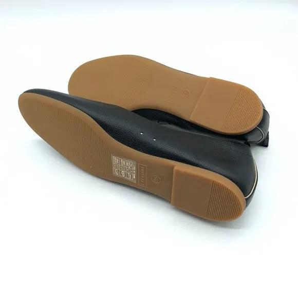 Everlane Shoes The Day Glove Ballet Flats Leather Slip On Black Size 8.5