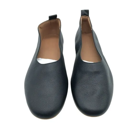 Everlane Shoes The Day Glove Ballet Flats Leather Slip On Black Size 8.5