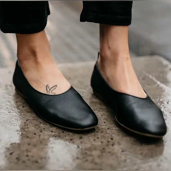 Everlane The Day Glove Black Women’s Ballet Flats EUC